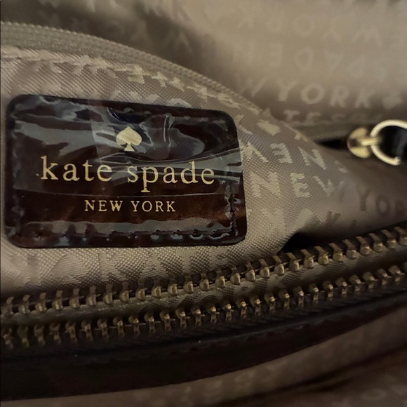Kate Spade Brown Payent Leather Satchel - Like Nee - Picture 6 of 6